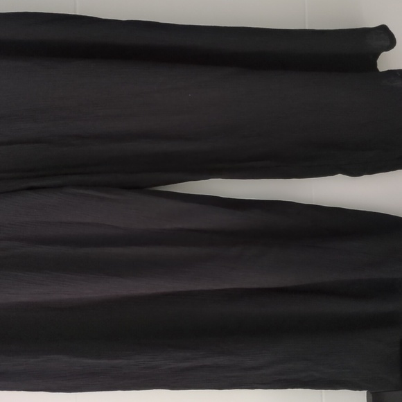 Other stories black crepe viscose wide leg pants - Picture 3 of 8